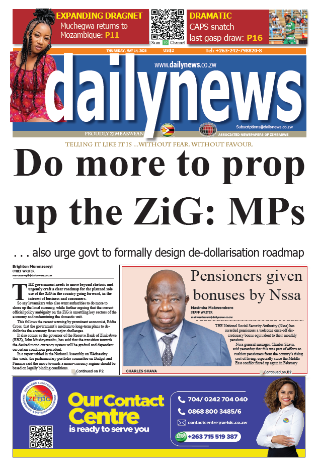 Thursday 14 May 2026